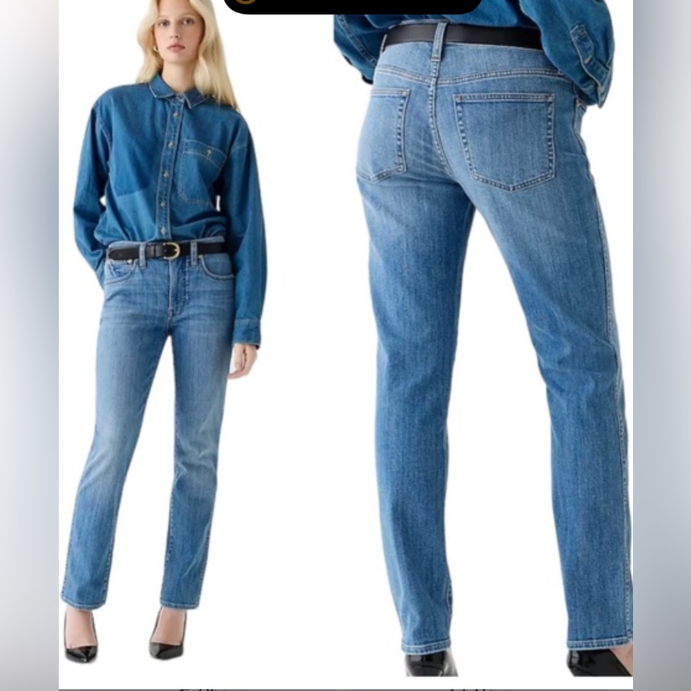 J. Crew Classic Blue Straight Leg Jeans